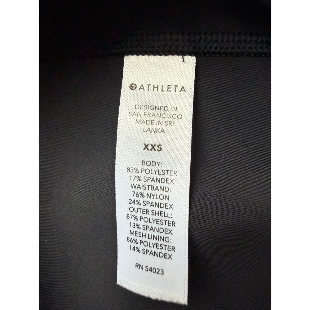 Athleta A Game Mesh Skort 13.5", Black Size XXS, athleisure, sporty - Picture 4 of 8